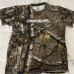 Cowboy Pillows Camouflage Short Sleeve Tee